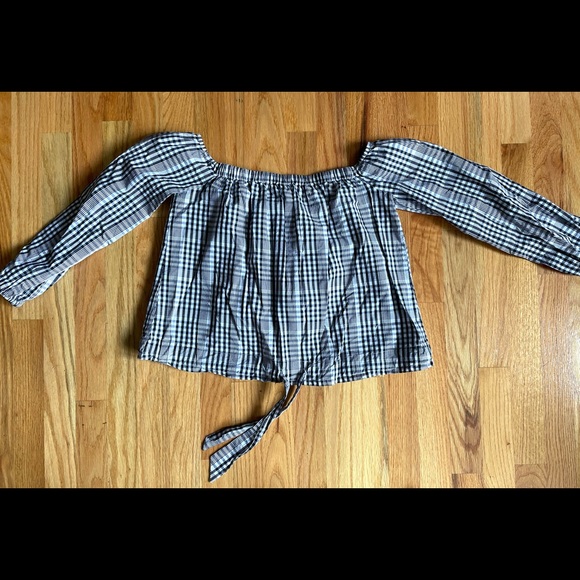 Muche et Muchette Off Shoulder Drawstring Blouse - Picture 3 of 8